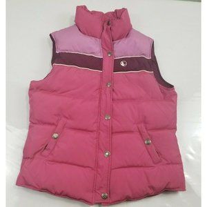 Good Goose Women's Puffer Vest Downs Pink Sleeveless Jacket Size Small